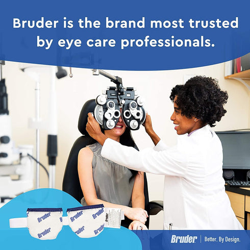 Bruder Microwave Activated Moist Heat Eye Compress for Fast Acting Relief of Dry Eye and Other Eye Irritation