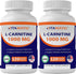 Vitamatic L-Carnitine Fumarate 1000 mg, 120 Vegetable Capsules (2 Bottles)