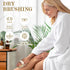 4pcs Dry Brushing Body Brush, Natural Bristle Exfoliating Brush for Flawless Skin