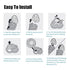SH30 Replacement Heads for Philips Norelco Shaver Series 3000, 2000, 1000, S738, Durable Sharp Blade, Comfortcut Blades