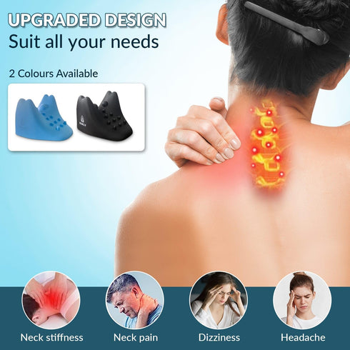 Neck and Shoulder Relaxer Neck Stretcher for Pain Relief - Cervical Neck Traction Device for Posture Alignment