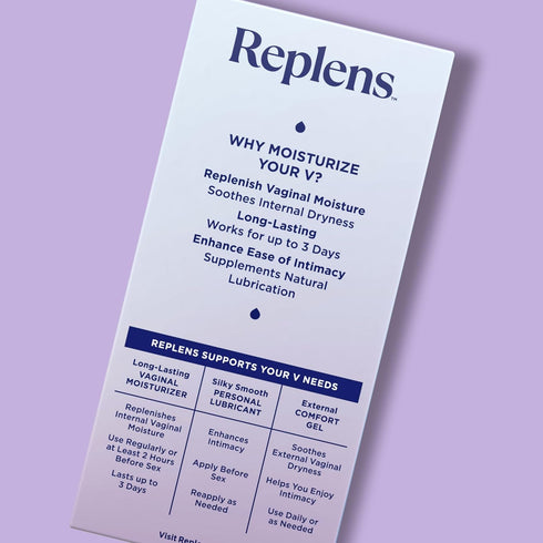 Recommended 8 Replens Long Lasting Vaginal Moisturizer for Vaginal Dryness, Doctor & Estrogen-Free, Pre-Filled