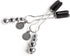 Pinch Fifty Shades of Grey The Nipple Clamps - Adjustable Weight Metal Nipple Clamps for Sex Pleasure - Silicone Coated