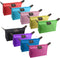 YAODHAOD Makeup Bag Bulk Toiletry Pouch - Waterproof Cosmetic Storage Bags with Zipper (9 Colors)