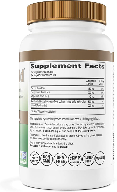 IP6 Gold Immune Support Formula - 120 Vegetarian Capsules