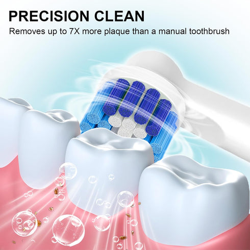 Sdiveson 16pcs Pro100/1000/1500/4000/5000/7000/8000/9600 Replacement Brush Heads Compatible with Oral-B, Professional