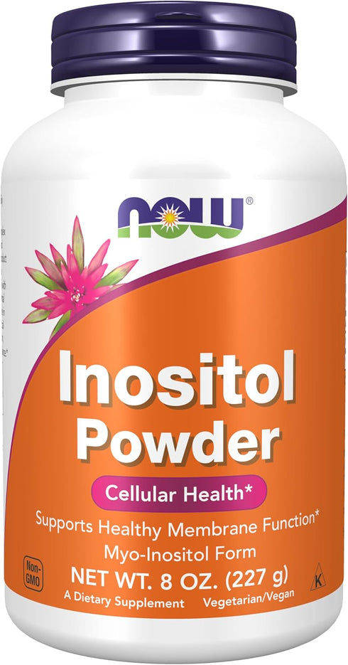 NOW Foods Inositol Powder Supplements, 8-Ounce, Neurotransmitter Signaling*, Cellular Health*