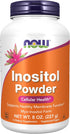 NOW Foods Inositol Powder Supplements, 8-Ounce, Neurotransmitter Signaling*, Cellular Health*