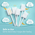 Papablic Baby Toothbrush Teether & Tongue Cleaner for Infants