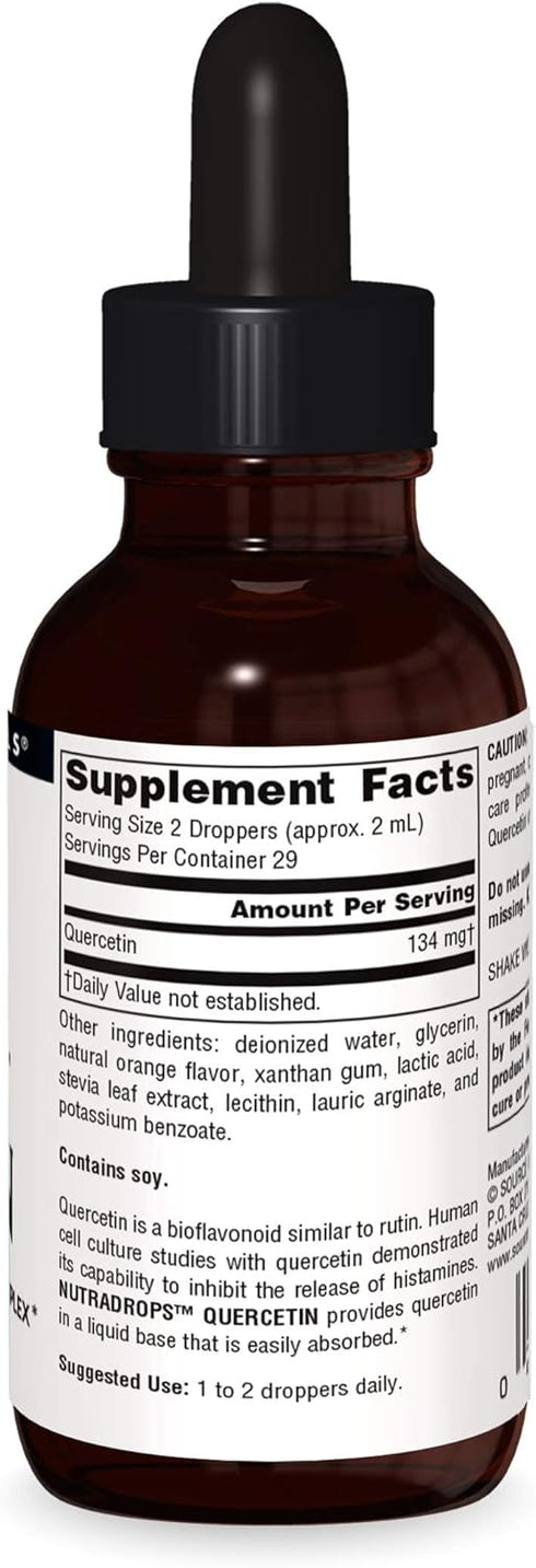 Source Naturals Quercetin NutraDrops, Seasonal Bioflavonoid Complex, 2 Fluid Ounces