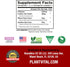 Plantvital D Mannose Capsules 1000mg with Cranberry - High Potency for Bladder, Kidney, Urinary Tract Support, 2 Months