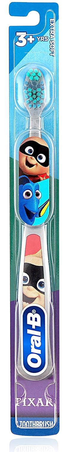 Hippie Hype Kids Manual Toothbrush, Extra Soft Bristles, for Children 3+, Pack of 6 (Characters Vary)