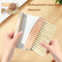 Mini Broom and Dustpan Set - Small Metal Dustpan and Brush Set for Home Office Desktop Cleaning