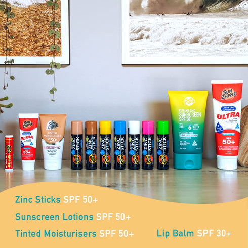 Sun Zapper Clear Zinc Sunscreen SPF 50+, 3.4 oz (100mL)
