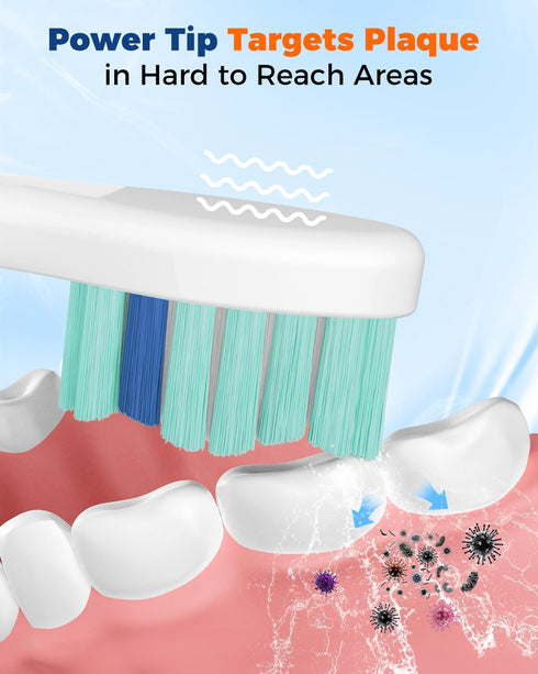 Pack 14, Replacement Toothbrush Brush Heads Compatible with Philips Sonicare Electric Toothbrushes, Tooth Brush Head
