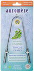Auromere Tongue Cleaner - Eco Friendly, Zero Waste, Stainless Steel, Eliminate Bad Breath (1 Pack)