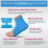 M7 Sport Kinesiology Ankle Tape, 4-Pack, Blue - Pain Relief Therapeutic Tape for Ankle Sprain, Injury Recovery, Plantar