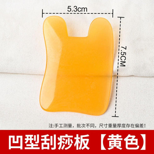 Piegricdiat Portable Massager Gua Sha Facial Back Shoulder Massager Natural Facial Gua Sha Scraping Massage Tool