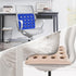 LOEKEAH 2-Pack 2 Inflatable Seat Cushions, Pressure Relief Waffle Cushion, Ideal for Long Sitting, Office Chairs, Car