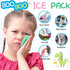 Boo Boo Ice Pack - Kid Reusable Hot Cold Pack for Fever Reduction, Injuries, Wisdom Teeth, Baby Colic (4 Pcs)