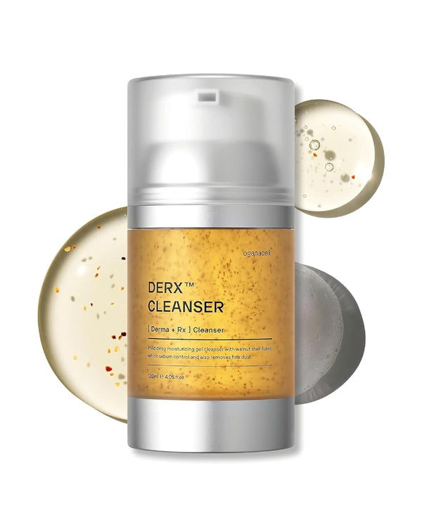 Oganacell DERX Cleanser (4.05 fl oz) - Deep Cleansing Face Wash for Large Pores, Korean Skincare