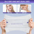 100 Count Disposable Face Towel, Soft Cotton Dry Wipes for Washing, Cleansing, and Makeup Removal