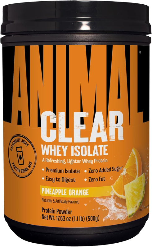 Clear Whey Isolate Protein Powder - Easy to Digest and Mix, 5g BCAA, Deliciously Juicy, Refreshing Anytime Drink for