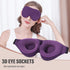 YIVIEW Sleep Mask for Side Sleeper, 3D Light Blocking Eye Mask, Soft Breathable Cover for Men & Women
