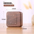 Weljoy Portable Wood Grain Diffuser for Essential Oils – Mini Size for Car or Travel, Quiet, Waterless, Rechargeable