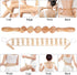 7-in-1 Wood Therapy Massage Tools - Lymphatic Drainage Massager for Muscle Pain Relief, Maderoterapia Kit for Body