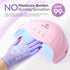 modelones UV Gloves for Gel Manicures, Premium UPF99+ Protection Gloves for UV/LED Nail Lamp, Purple