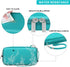 Hard Carrying Case for 2 EpiPen's or Auvi-Q, Medical Travel Case with Mesh Pockets for Inhaler and Eye Drops