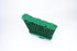 SPARTA Plastic Broom Head, Angled, Flagged for Small Debris, 12 Inches, Green for Indoor/Outdoor Use