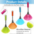 4 Pack 10" Small Microfiber Duster - Delicate Fluffy Microfiber Feather Duster for Cleaning Laptop Keyboard, Computer