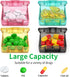 TecQach 4 Small Pill Box pcs,Cute Travel Pill Organizer Case Mini Tiny Clear Plastic Storage Containers Portable