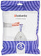 Brabantia PerfectFit Trash Bags, Size D/4.4-5.3 Gal, Thick Plastic Trash Can Liners with Drawstring Handles (40 Bags)