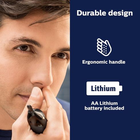 Philips Norelco Nose Trimmer 3000 - for Nose, Ears, Eyebrows, NT3600/62