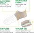 Plantar Fasciitis Gel Heel Protectors, Bukihome Heel Cups for Pain Relief, Heel Inserts for Achilles Tendinitis, Men