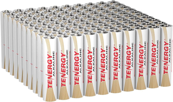 Tenergy 1.5V AAA Batteries, High Performance Alkaline AAA Non-Rechargeable Battery for Clocks, Remotes,