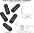 5 Rolls Small Trash Garbage Bags, 4 Gallon Strong Thin Material Disposable Kitchen Garbage Bags, Durable Plastic Trash Bags for Office Home Bedroom Garden Waste Bin, 200 Counts (Black) by DZTZ
