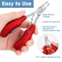 Modacraft Podiatrist Toenail Clippers, Professional Thick & Ingrown Toe Nail Clippers for Men Seniors, Nail Cutter Kit