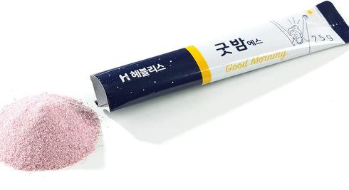 Heblis Good-Night S, 20 Sticks, Stress Relief Supplement, Sleep Supplement with GABA, L-Theanine, Magnesium