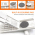 JEHONN Dust Mop for Floor Cleaning with 2 Washable Microfiber Pads, Dry Wet Flat Mop for Hardwood, Laminate, Tile