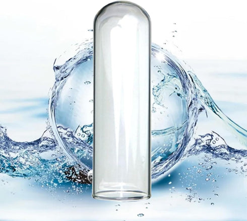 Men(5CM) Large Glass Dildo Crystal Penis,Anal Butt Plug Anal Trainer Glass Butt Plug Big Crystal Anal Plug Anal