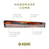 Kent 4T 6 Inch Double Tooth Hair Dressing Comb for Men, Women, and Kids