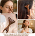 hinbkenla 2 Pcs Jaw Massager,Sandalwood Massage Claws,Five Touch Therapy Comb,Wooden Comb,Taichi Tools,Manual Head