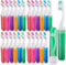 Travel Toothbrushes, Mini Firm Toothbrush with Cover, Adults Travel Toothbrush Kit, 50 Pack Medium