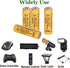 8 Packs 1.2V AA 900mAh Ni-CD Rechargeable Batteries for Outdoor Solar Lights, String Lights, Garden Lights, Solar Wall