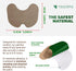 Knee Relief Heat Patches 36 Count - Natural Herbal Plaster for Long Lasting Muscle & Joint Relief