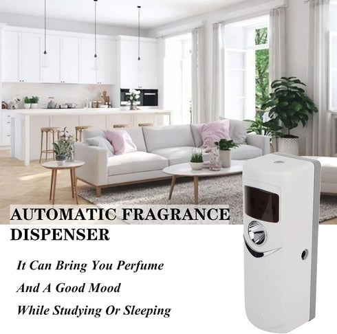 Air Fresher Dispenser, Electric Aroma Dispenser, Wall Mounted, Desktop with 4 Time Settings for Office Bedroom Home